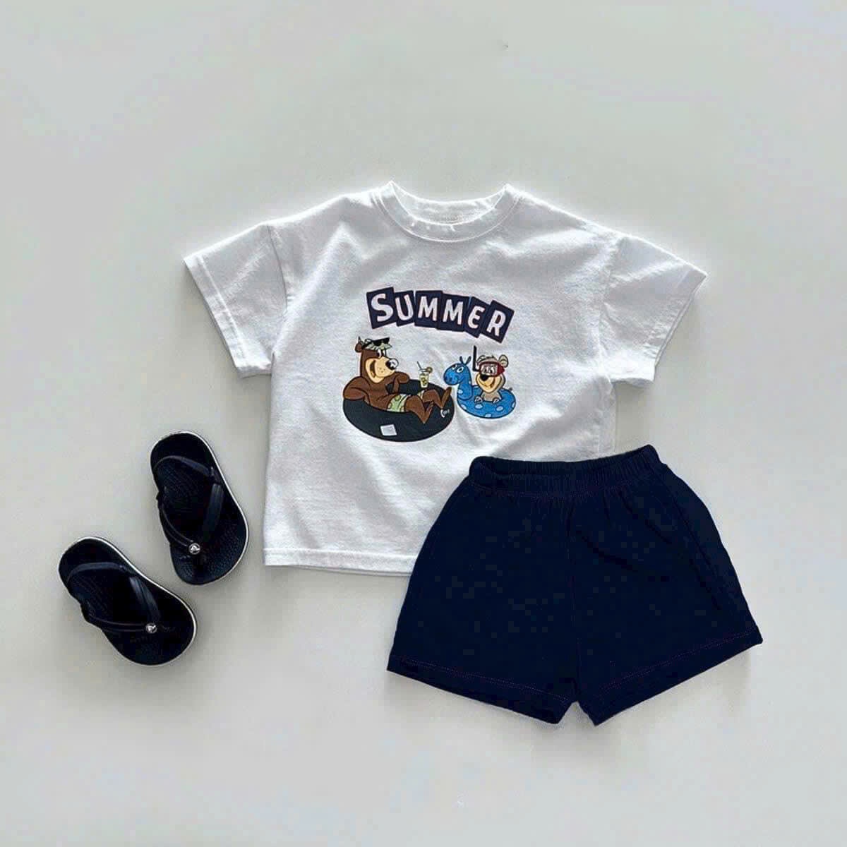 Seo VNXK: Sét 2 bộ cotton summer #100k/2b Còn sz -120-130-140-150