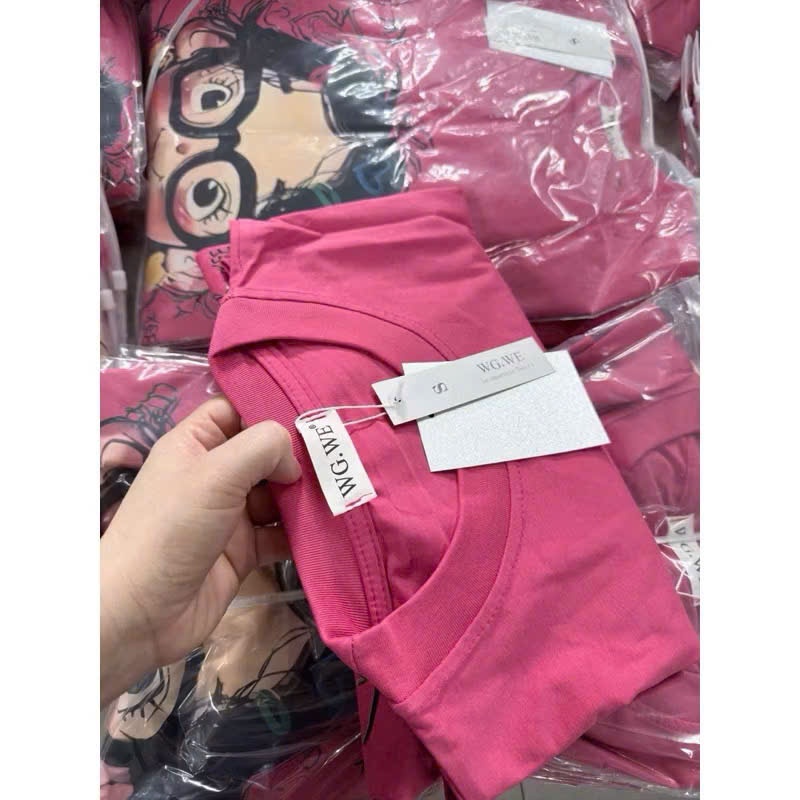 Xả: 3 áo phông we hàng xịn đẹp sale #89k/1c 1s 1m 1l Phom to