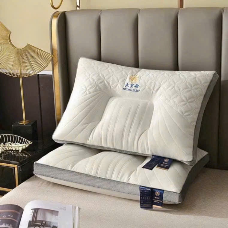 Gối ngủ 3D cao cấp chống đau mỏi vai gáy kích thước 48 cm x 74 cm. Còn 3-4c sale #69k/1c