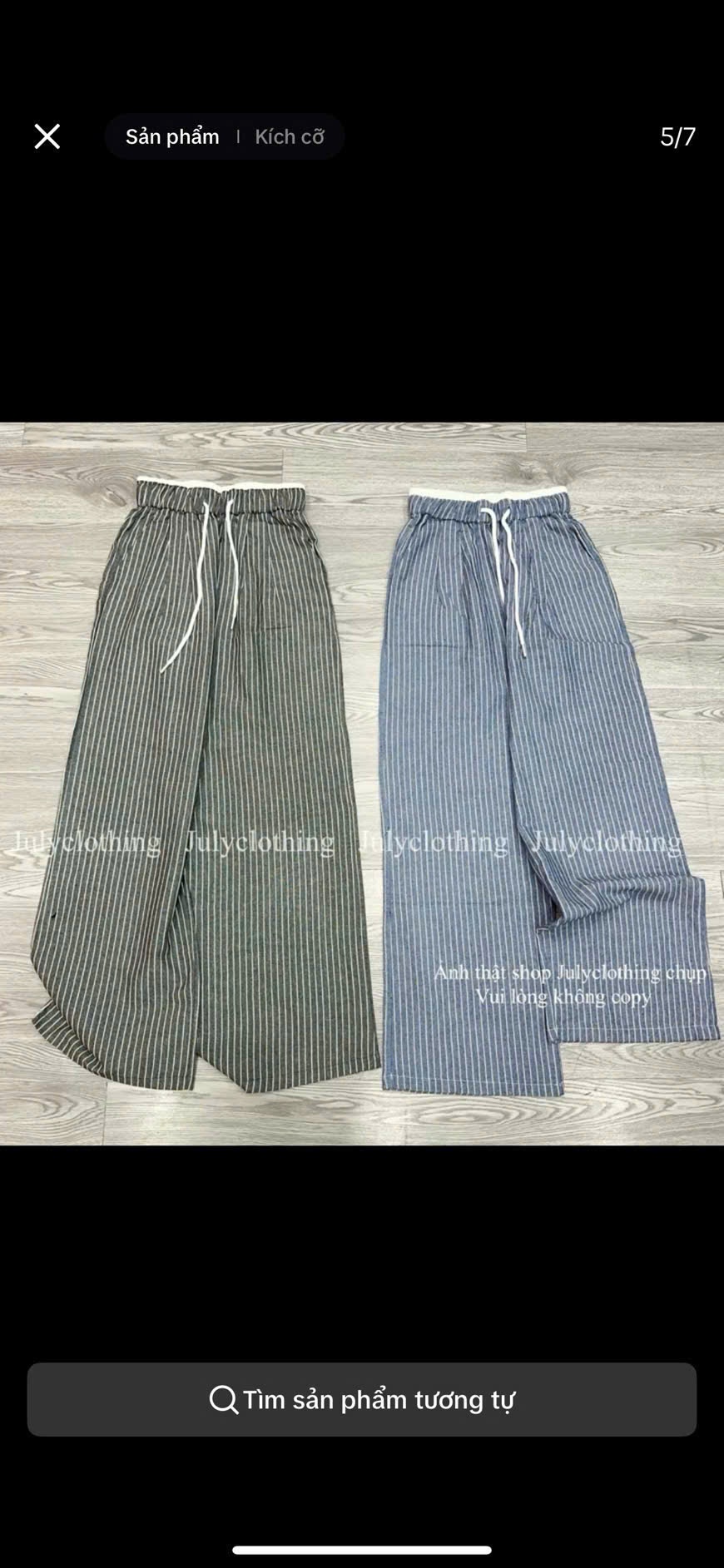Quần kẻ Em còn Xanh :2s-1M Đen :1M-1L Sale:79k/ quần