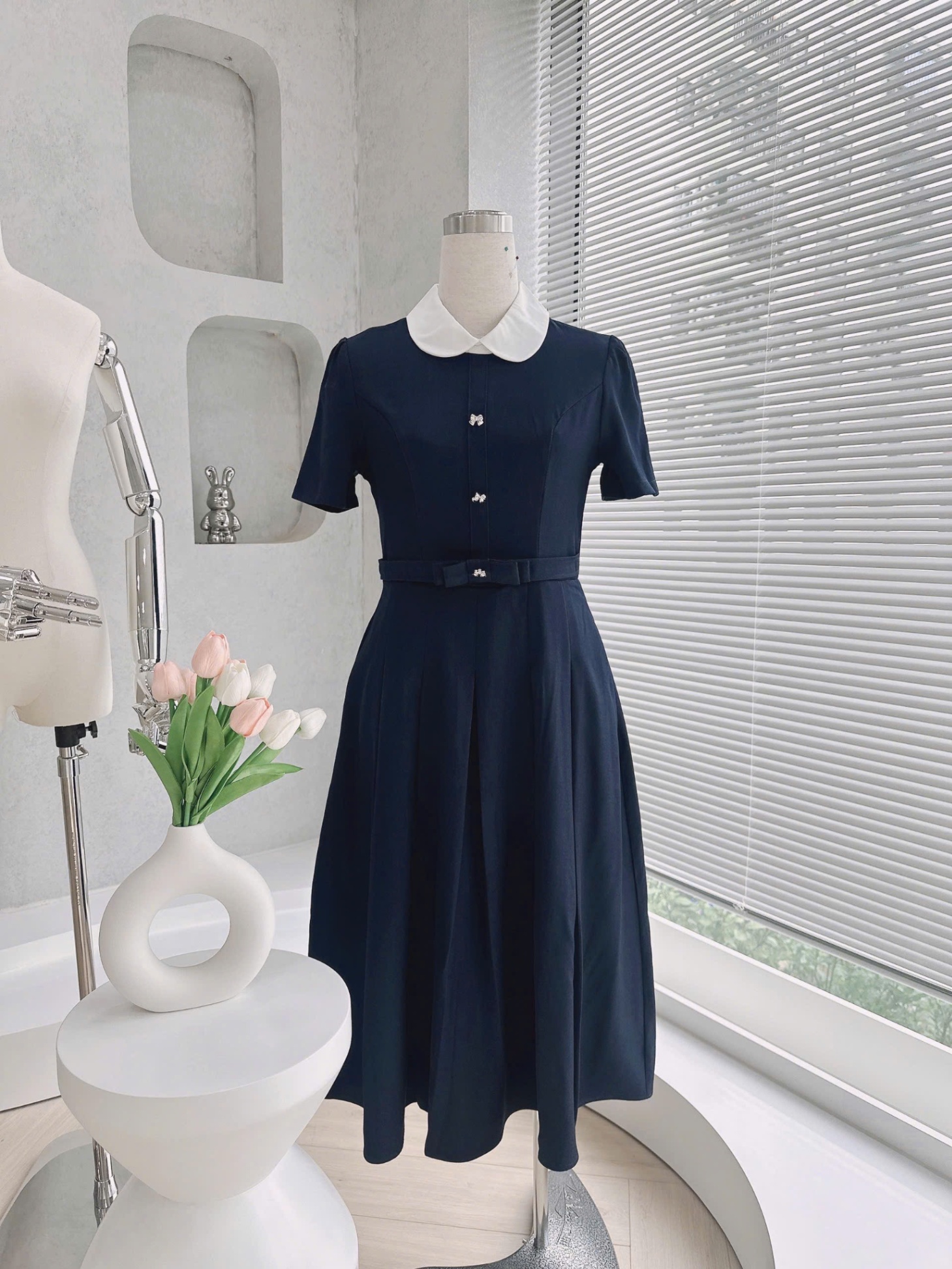 Váy cổ sen Còn 1 than S sale 155k