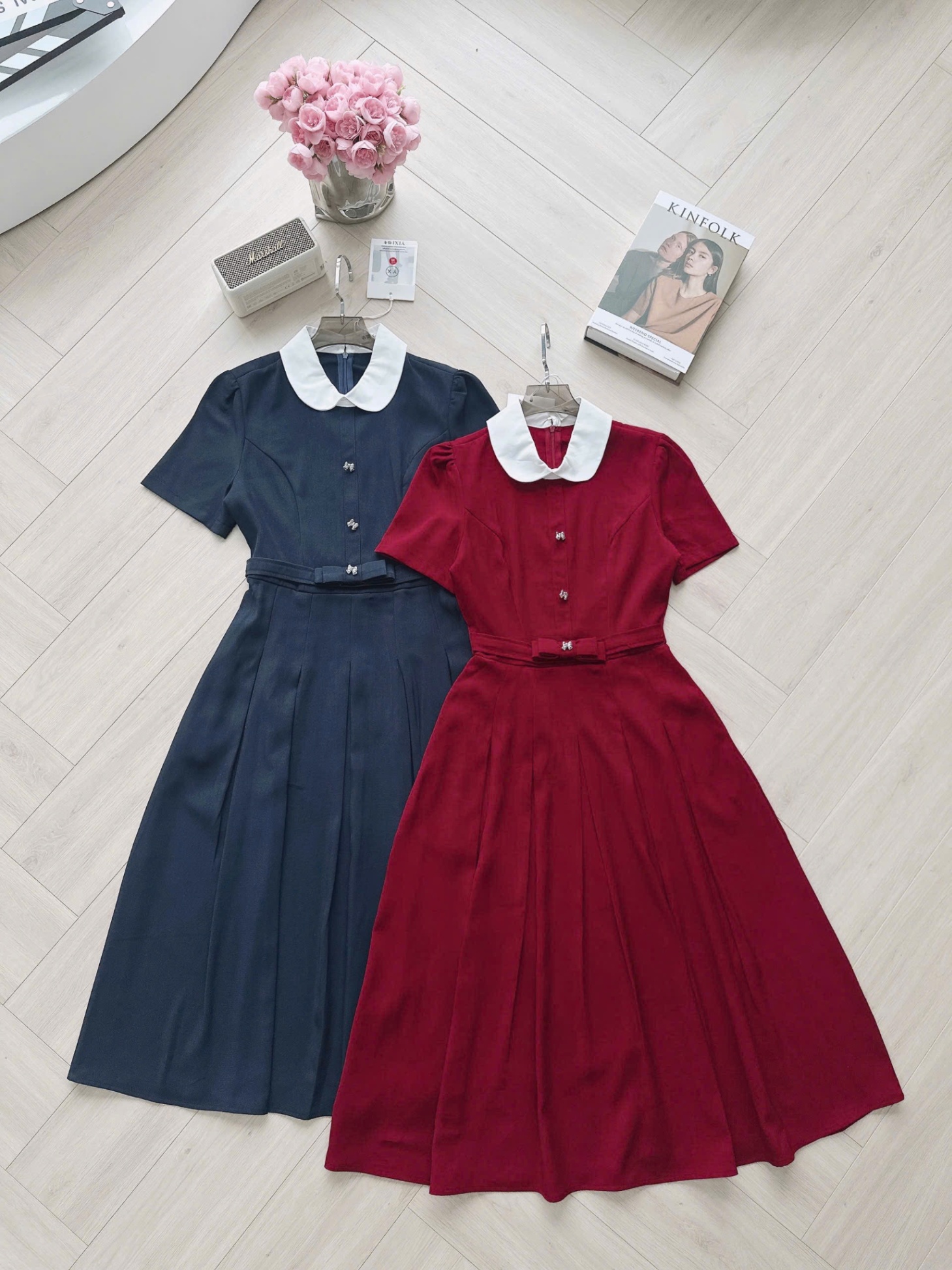 Váy cổ sen Còn 1 than S sale 155k