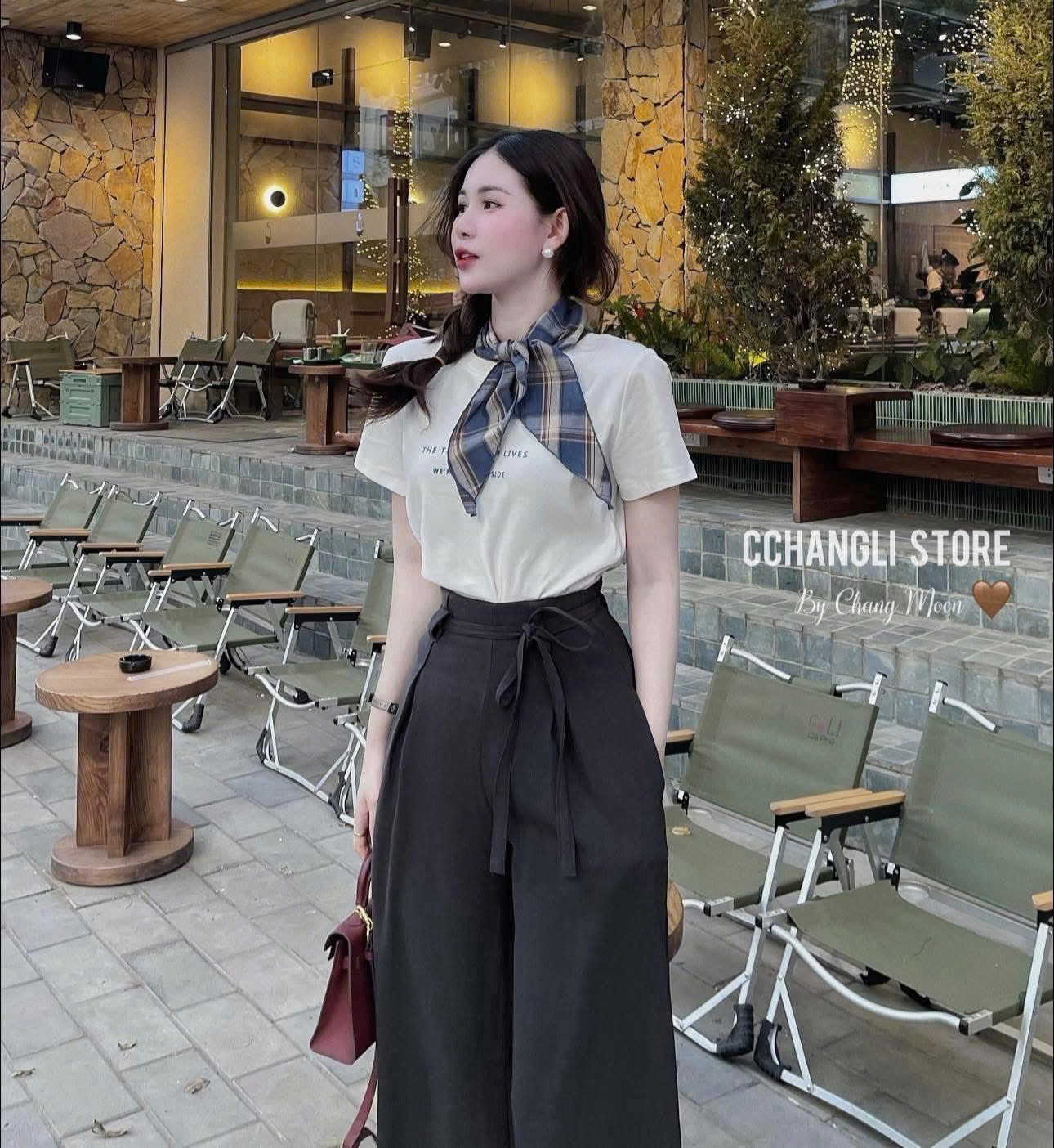 Quần suông Em còn Ghi :1L Sale :#85k/c