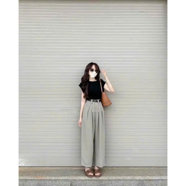 Quần baggy: Em còn Đen : 3s-2M Be : 2s-2L-2xl Sale :#79k/c