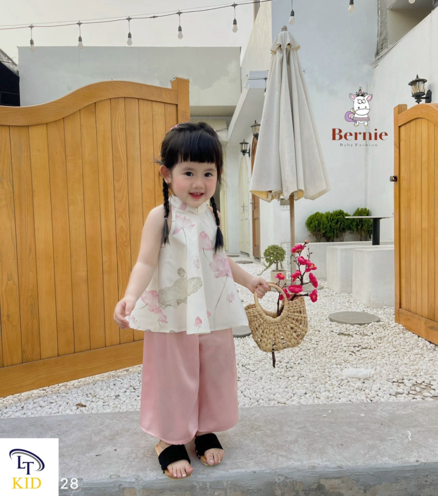 ÁO YẾM HOA SEN QUẦN LỤA XUÔNG S10 26-28kg Seo #55k