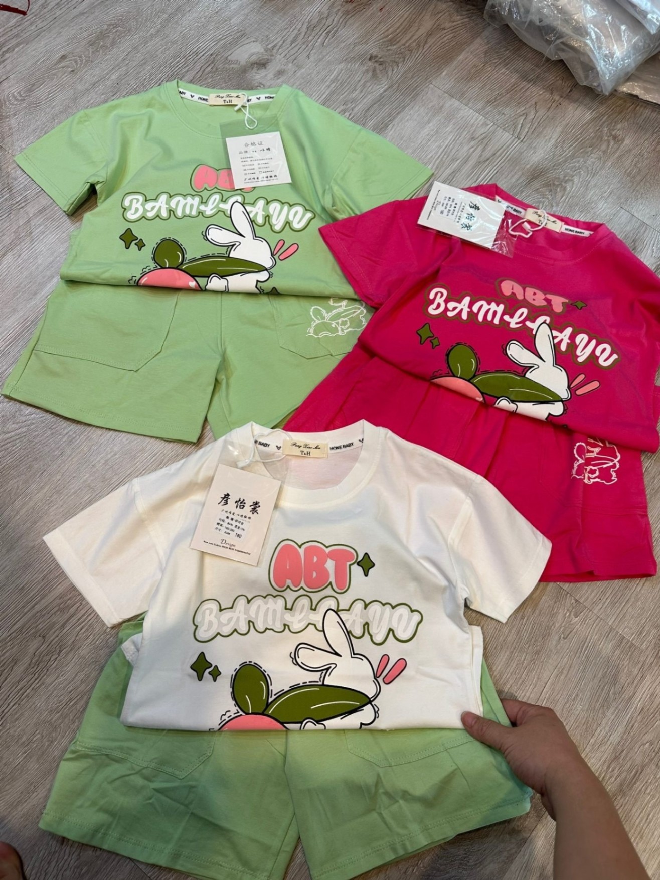 Bộ cotton QC S180 26-29kg xả 59k