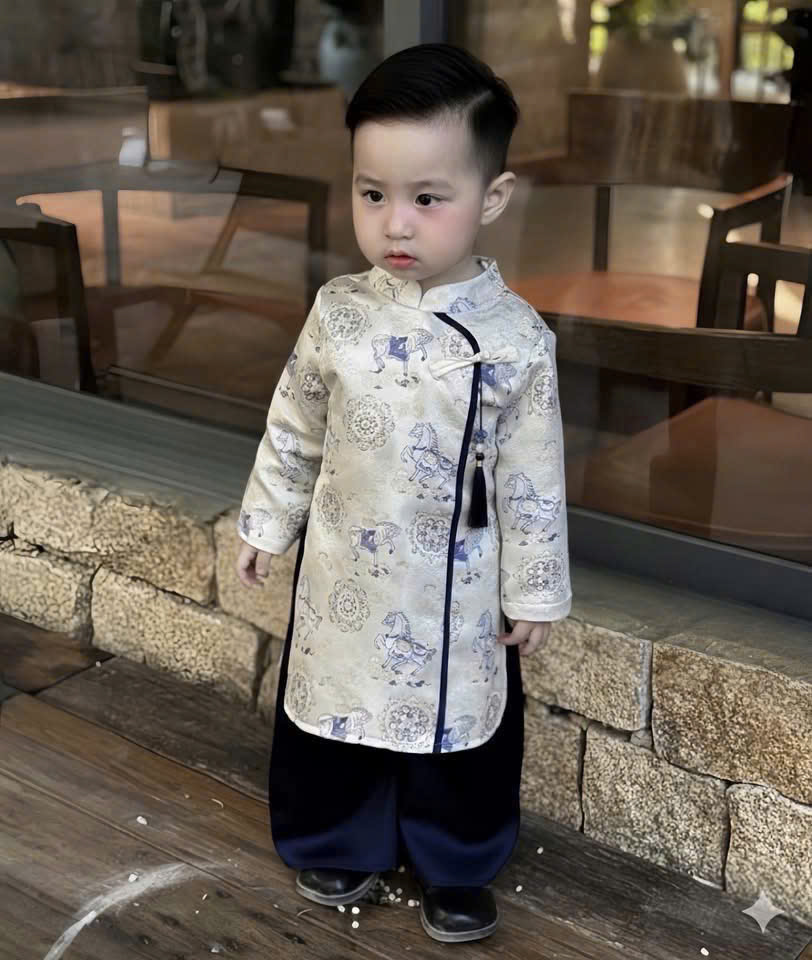 Áo dài Thanh Mã bé trai