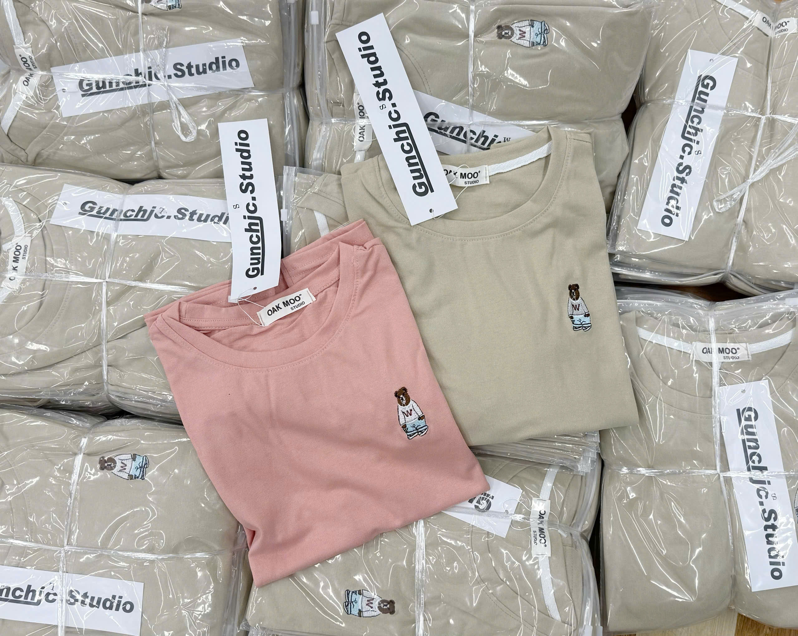 Sét 2 áo nữ cotton thêu ngựa