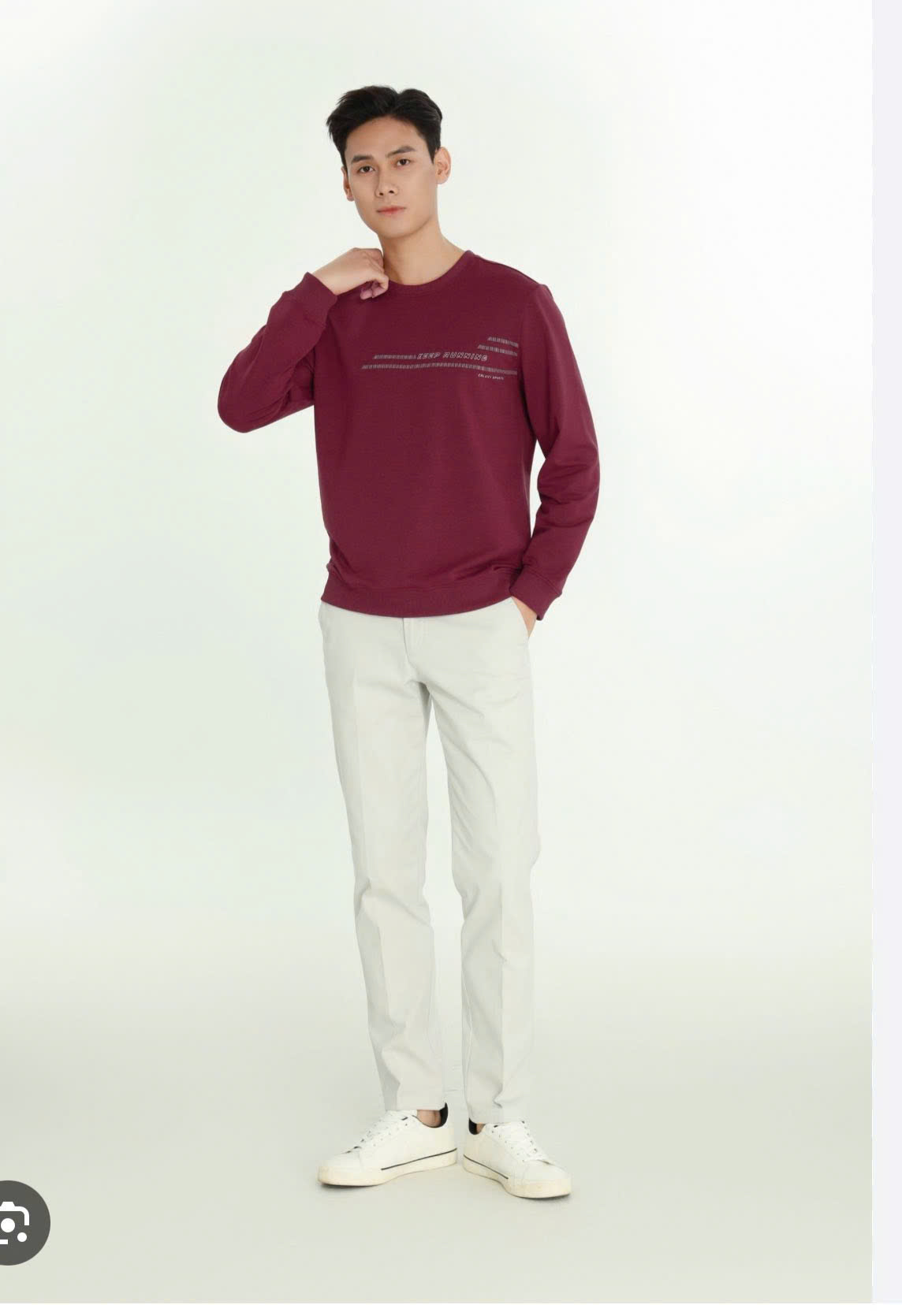Áo nỉ bo gấu nam hãng #Caluci Size L 62-67kg