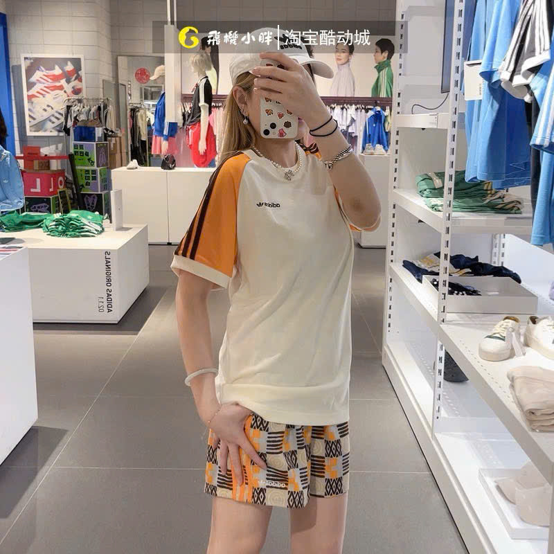 Áo phông thể thao nữ tay phối màu M 47-55kg A1
