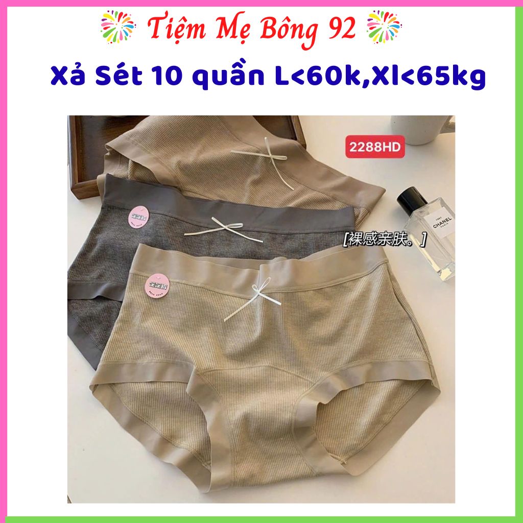 Xả: Sét 10 quần lót nữ QCCC (ảnh thật) HN1 #168k/10 quần
