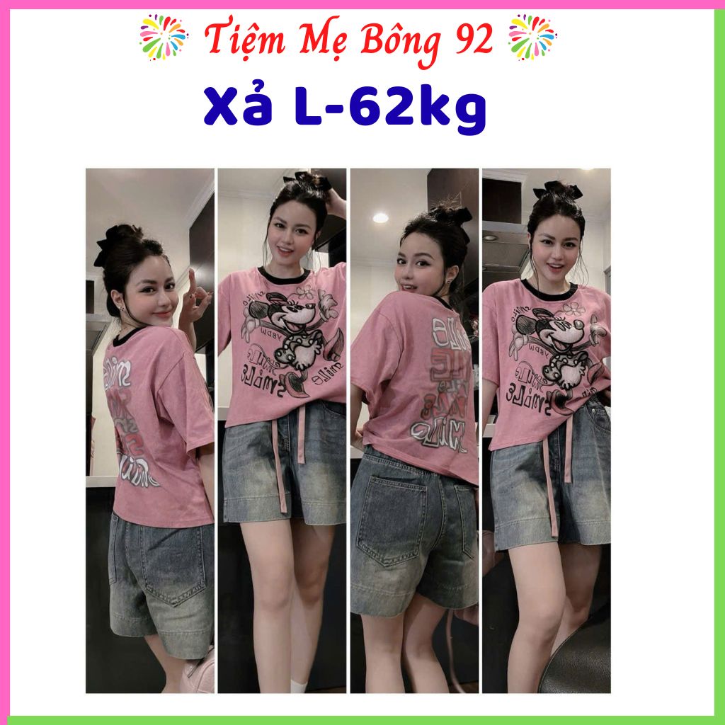 Xả: Sét áo cotton quần jean L-62kg #119k HN1