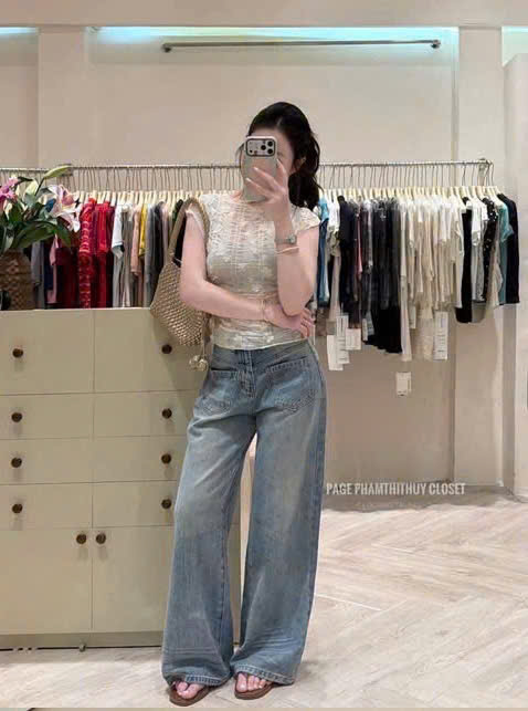 Jean xuông túi kiểu 2 túi trước Dài 93-94cm