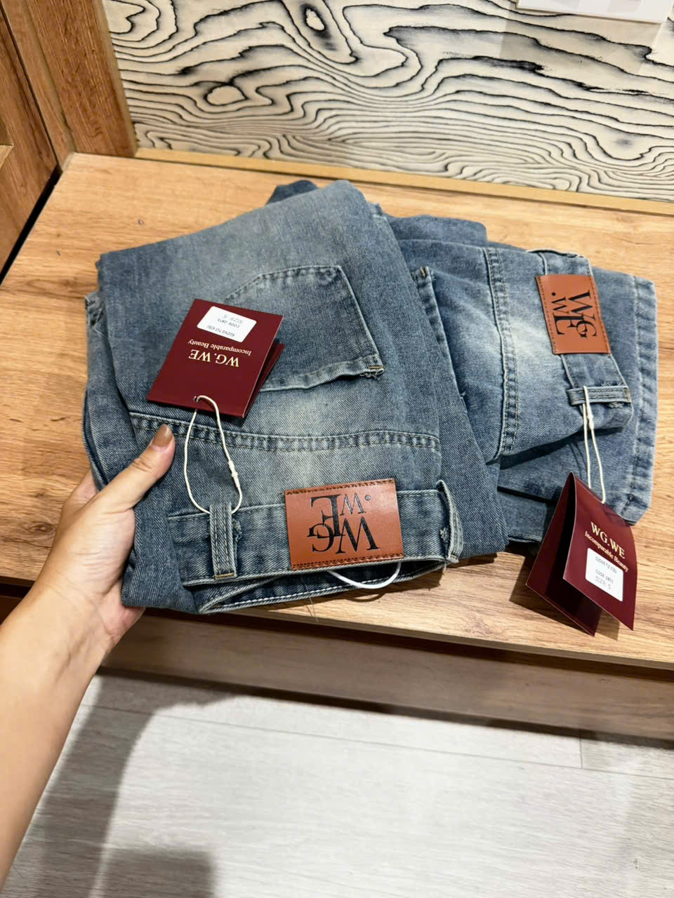 Jean xuông túi kiểu 2 túi trước Dài 93-94cm