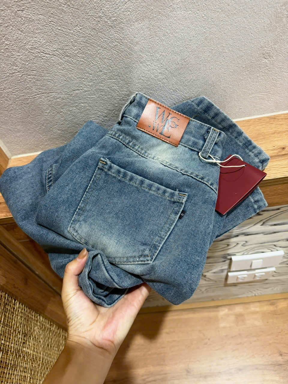 Jean xuông túi kiểu 2 túi trước Dài 93-94cm