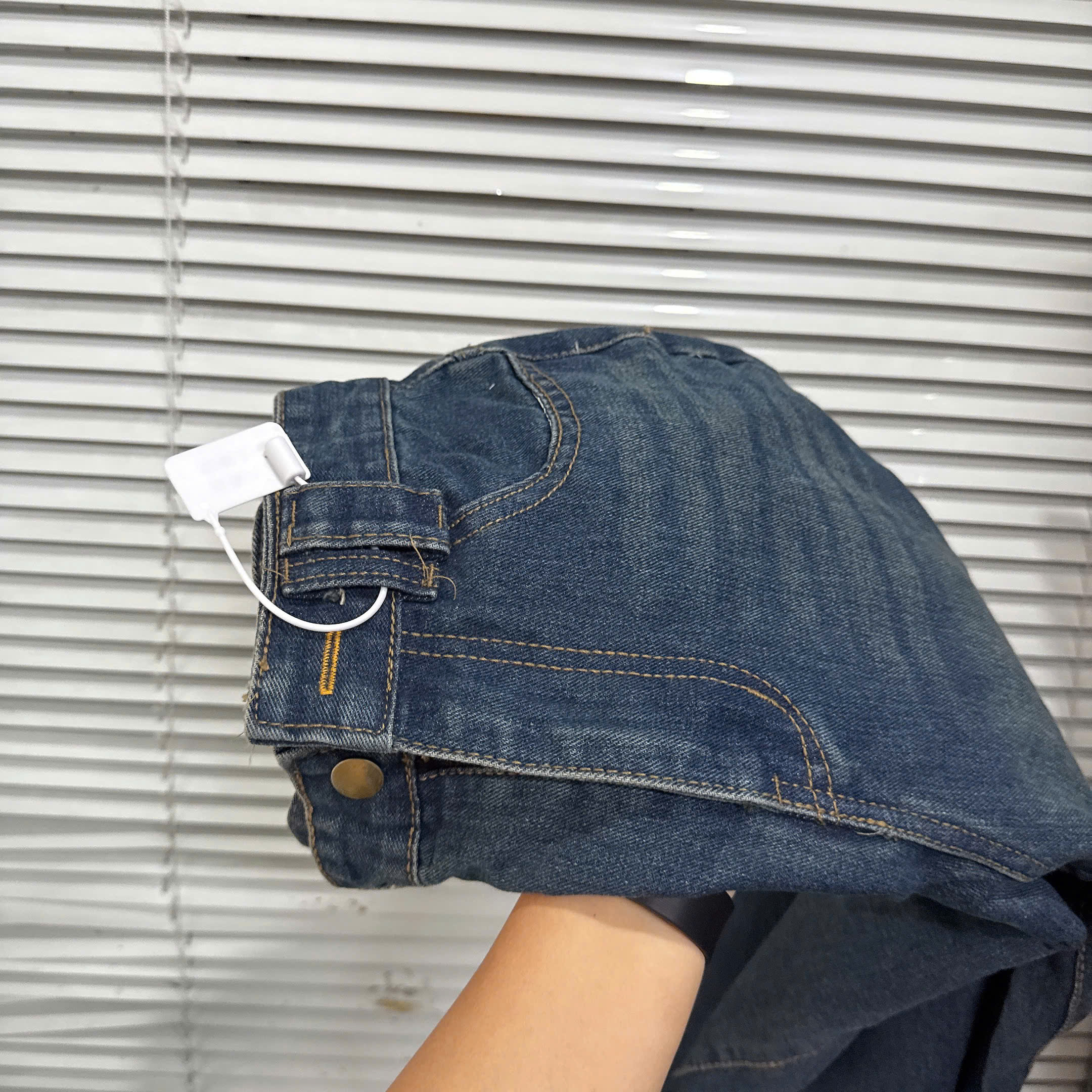 Xả M 47-55kg: Quần Jean sớ đẹp gấu to QJ13