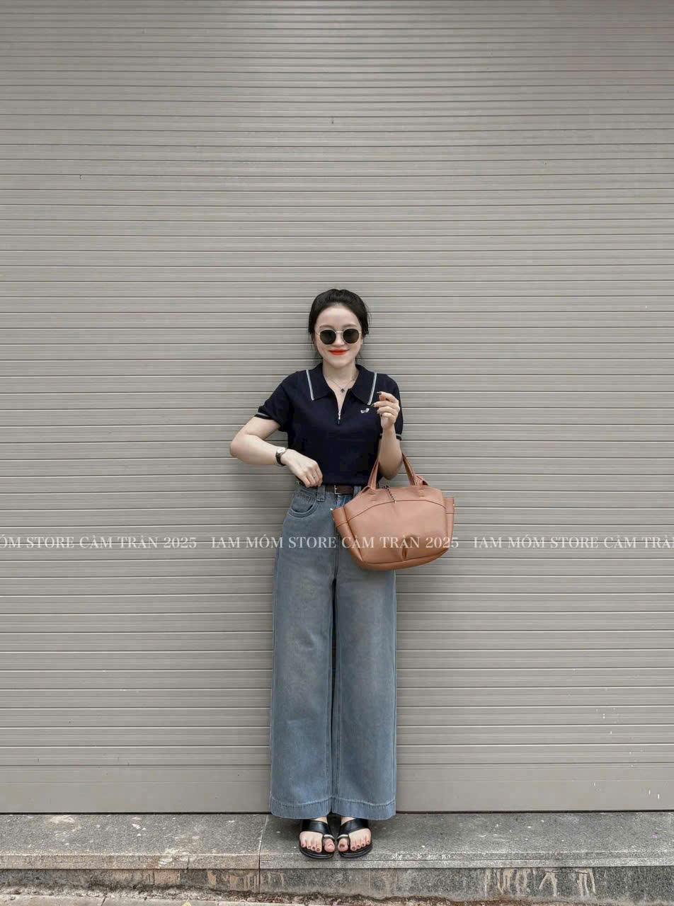 Xả L 56-62kg: Quần Jean ống sớ xanh nữ QJ15