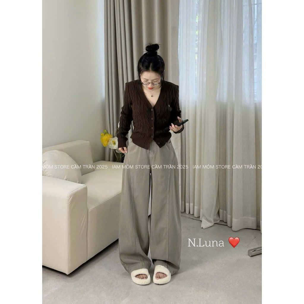Quần jean suông nữ hàng shop QJ54