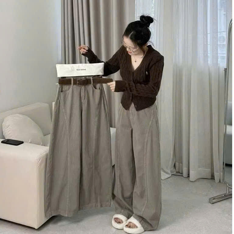Quần jean suông nữ hàng shop QJ54
