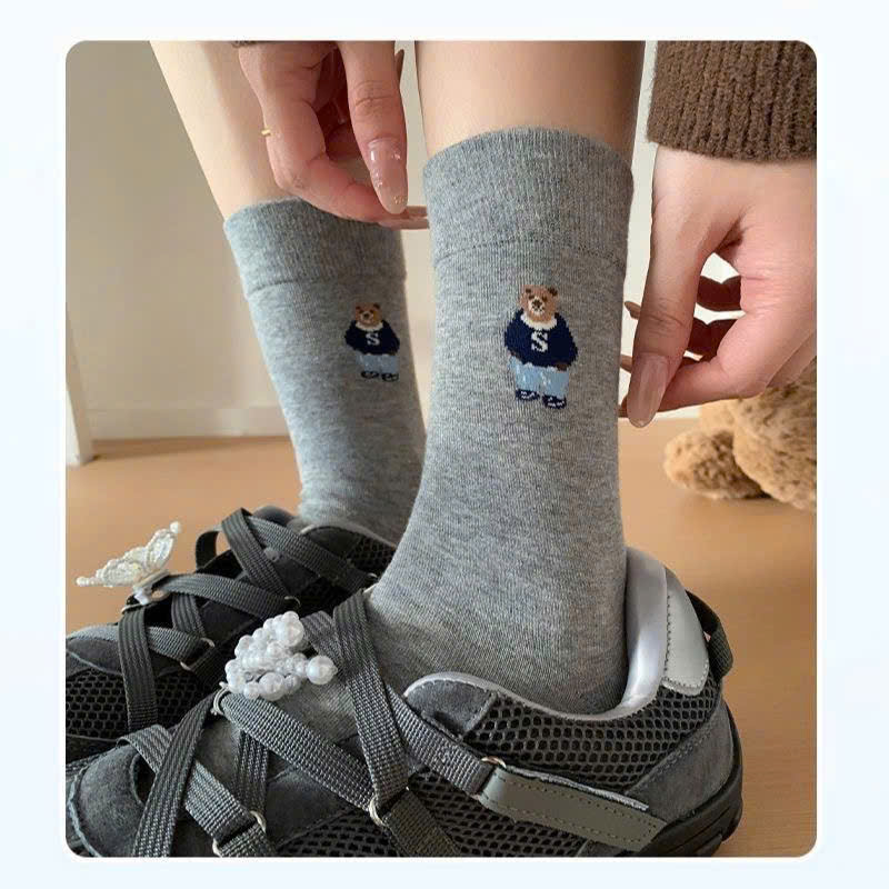 Set 10 đôi Tất gấu hàn loại đẹp bán shop