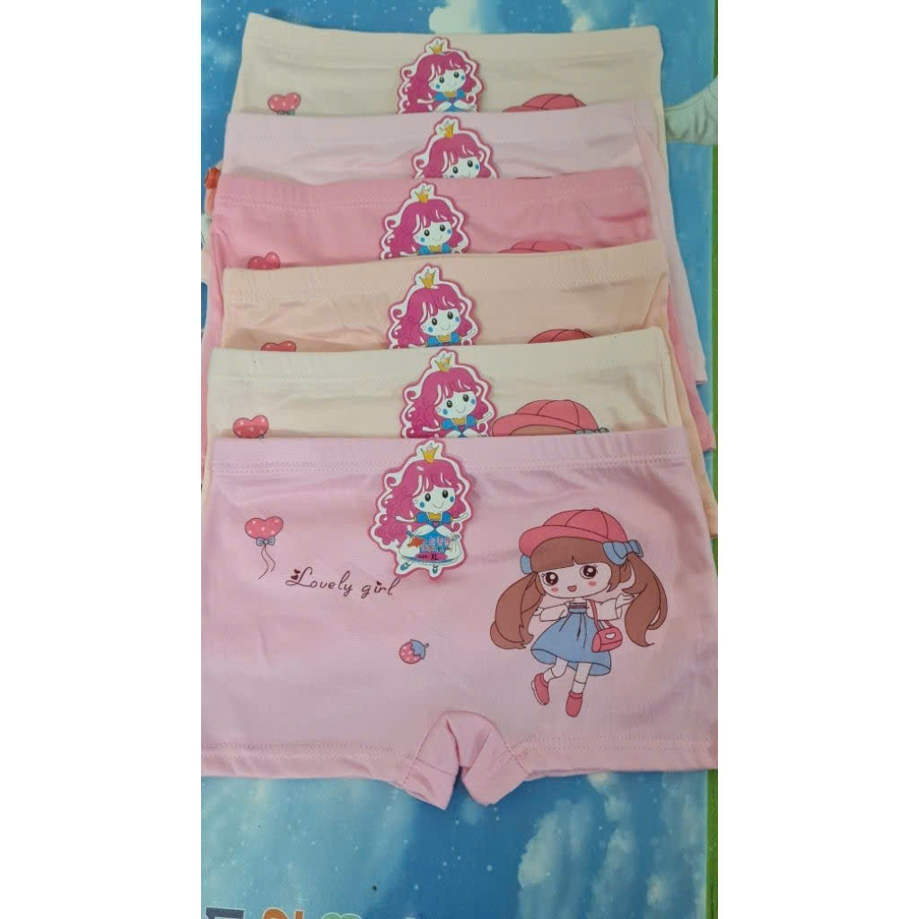 Sét 10 quần chip đùi bé gái chất cotton 2xl 19-24kg