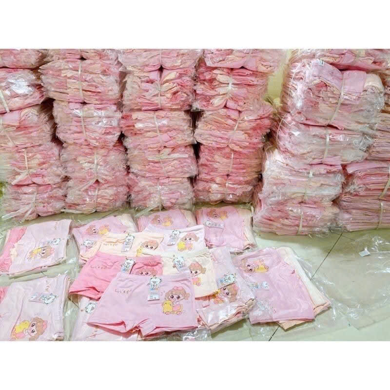 Sét 10 quần chip đùi bé gái chất cotton 2xl 19-24kg