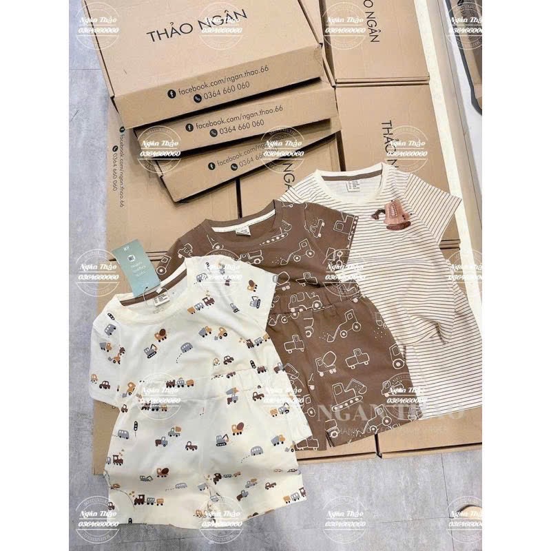 Sét 3 bộ ô tô VNXK bé trai