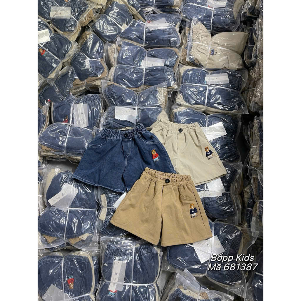 Sét 3 quần jean + kaki bé trai Wg.We HT4
