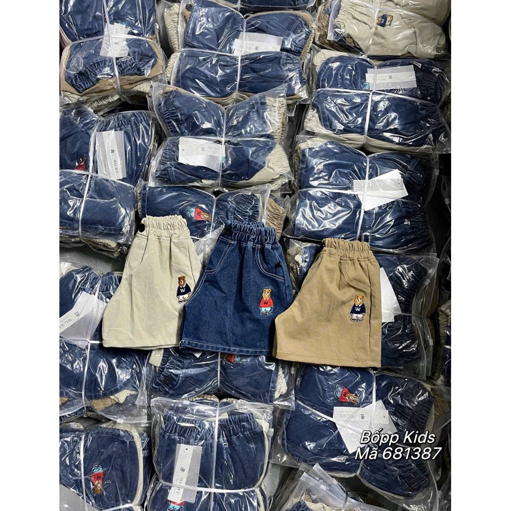 Sét 3 quần jean + kaki bé trai Wg.We HT4
