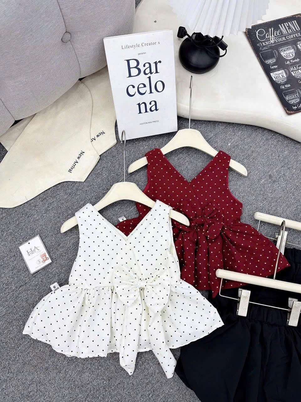 Sét áo bi quần bồng bé gái ah