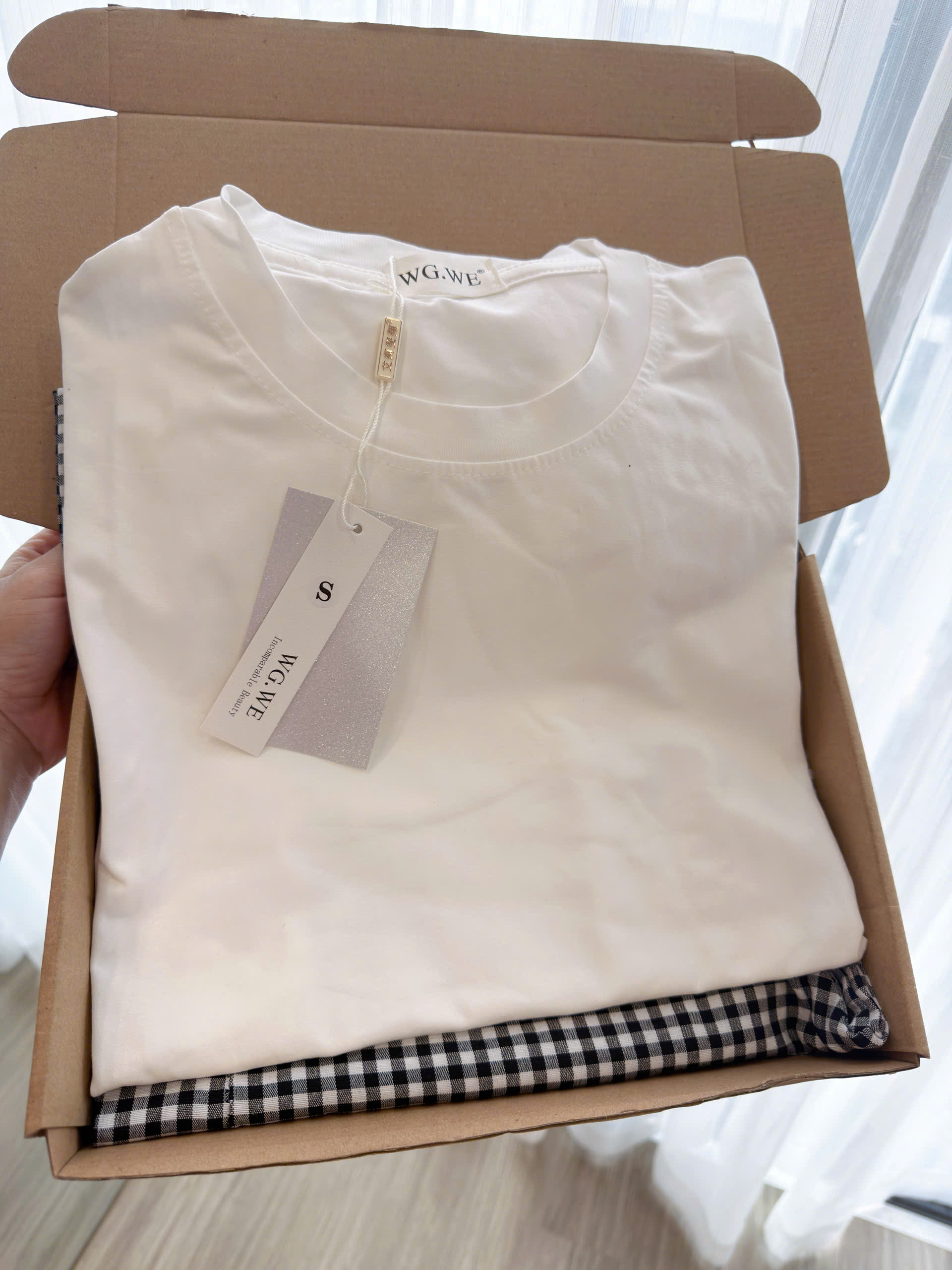 Sét áo cotton quần kẻ nữ chất đẹp BN1