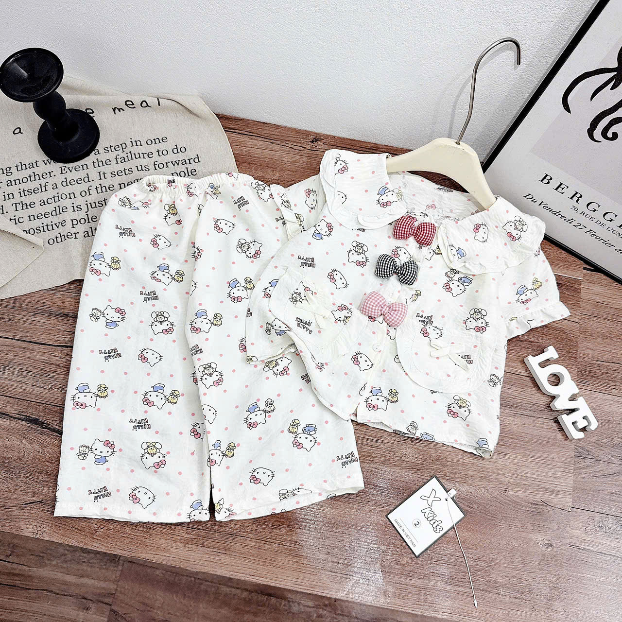 Sét bộ pzm quần dài bé gái