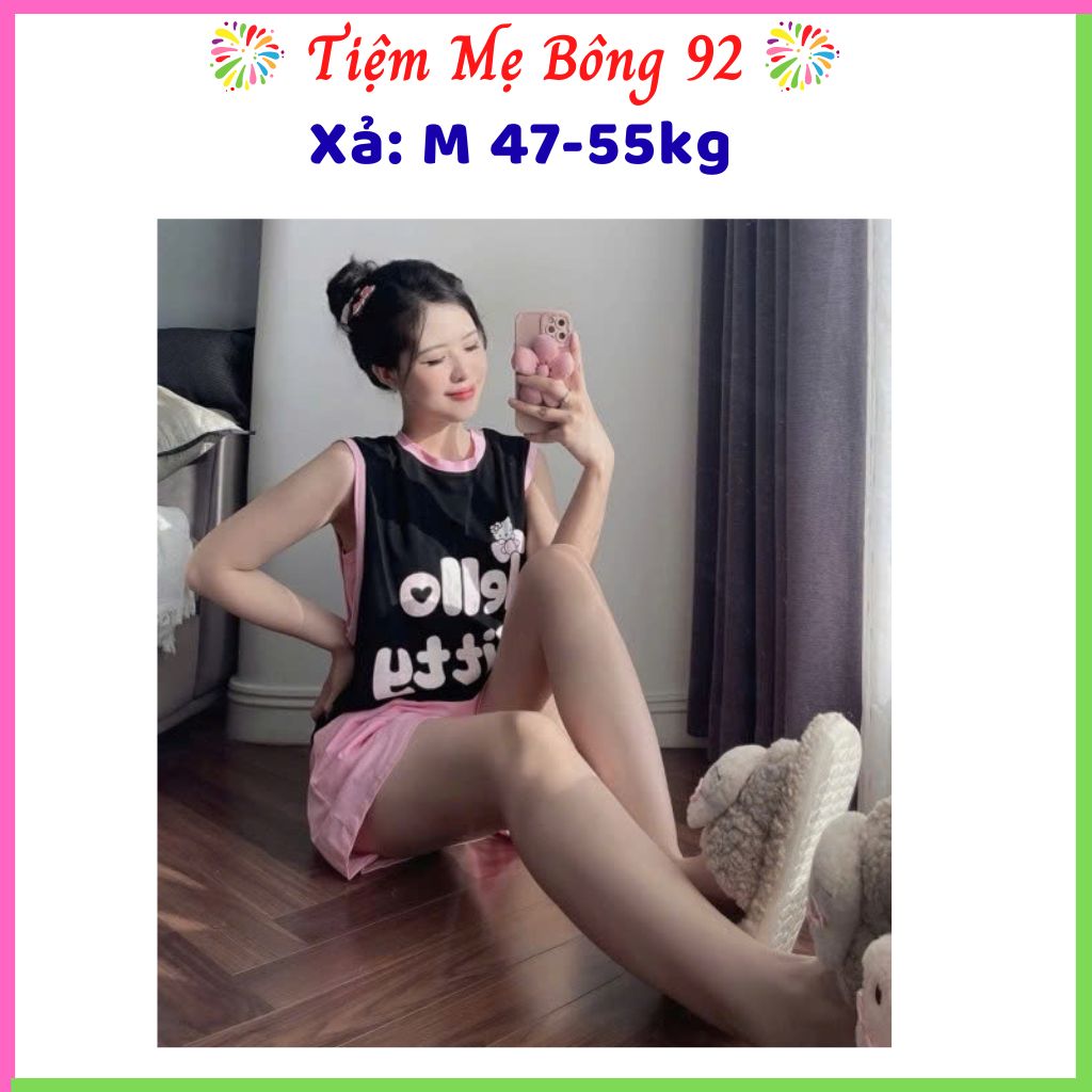 Xả: Bộ cotton nữ M #115k HN1