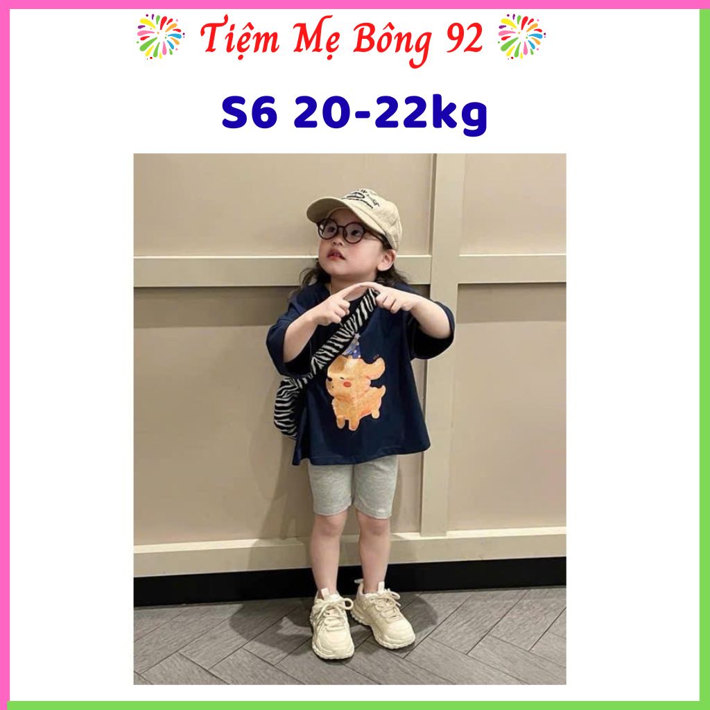 Xả S5 18-20kg,S6 20-22kg : Sét áo cotton quần legging