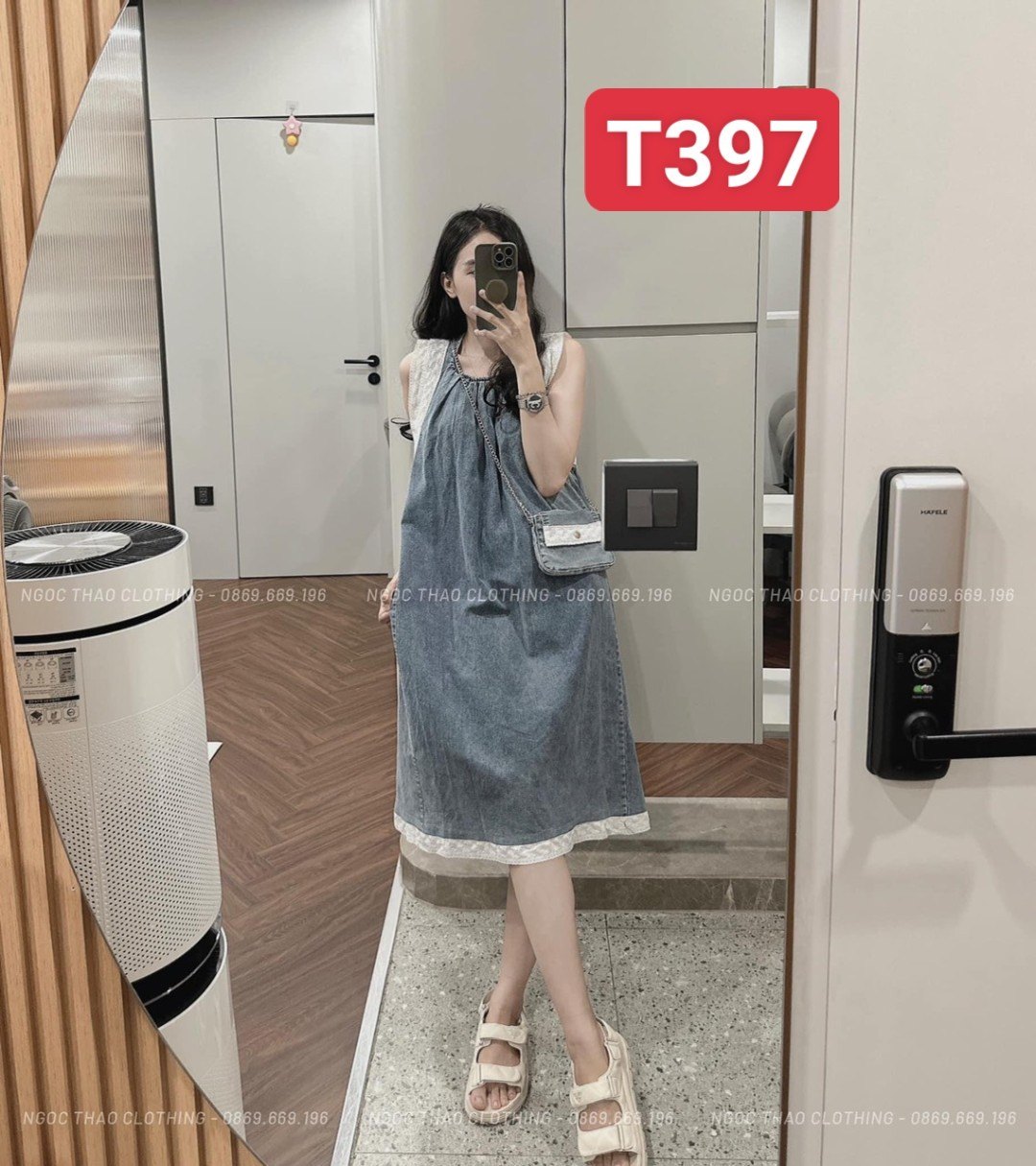Váy bò viền ren freesize hè nữ BN3 Freesize -65kg #99k