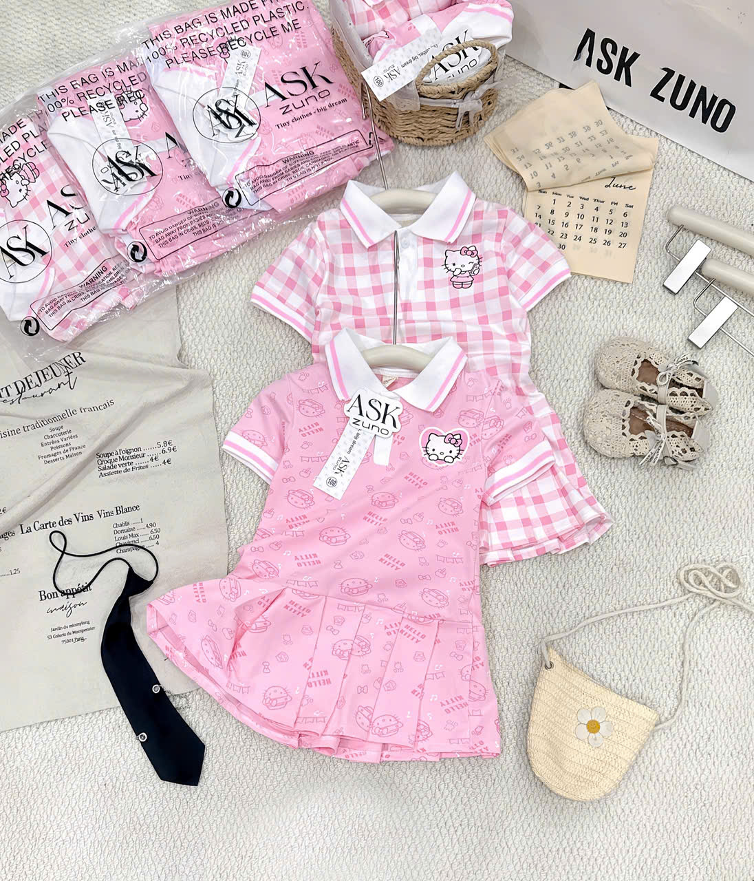 Xả 7-11kg - Váy polo bé gái