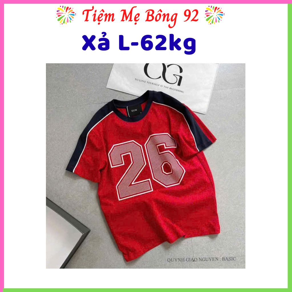 Xả: Áo phông nữ đỏ L-62kg #69k HN1