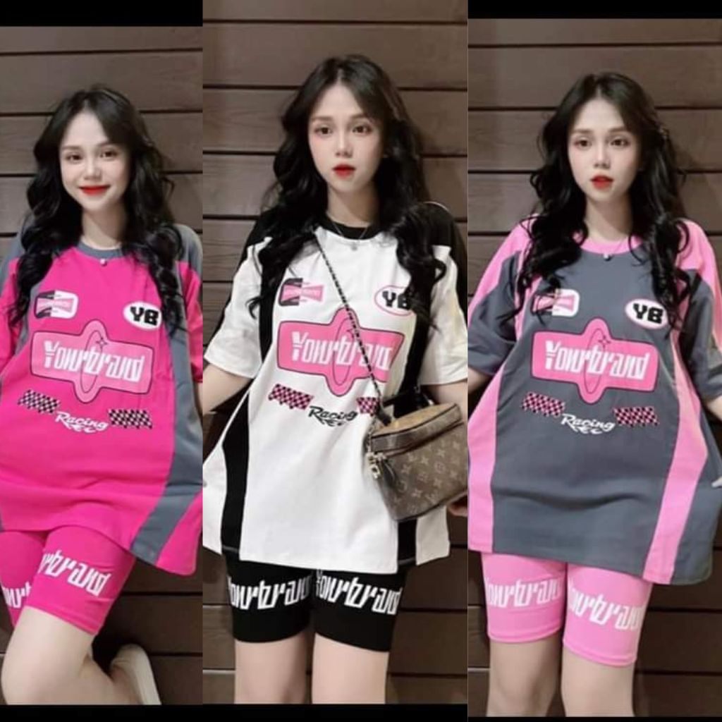 Xả S190 35-40kg: BỘ COTTON Hồng nhạt HG5