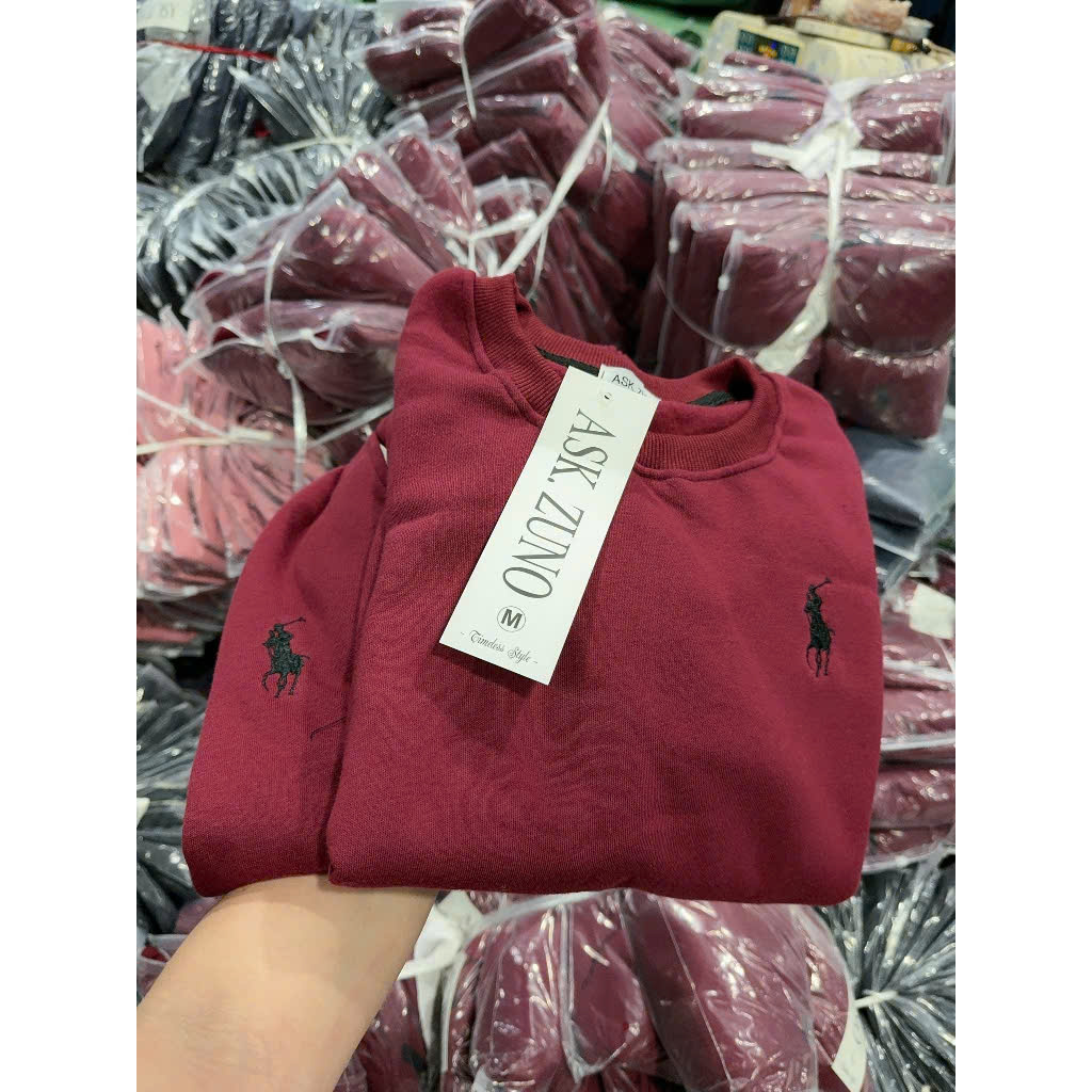 Xả L 55-62kg: Bộ nỉ nữ đỏ đô