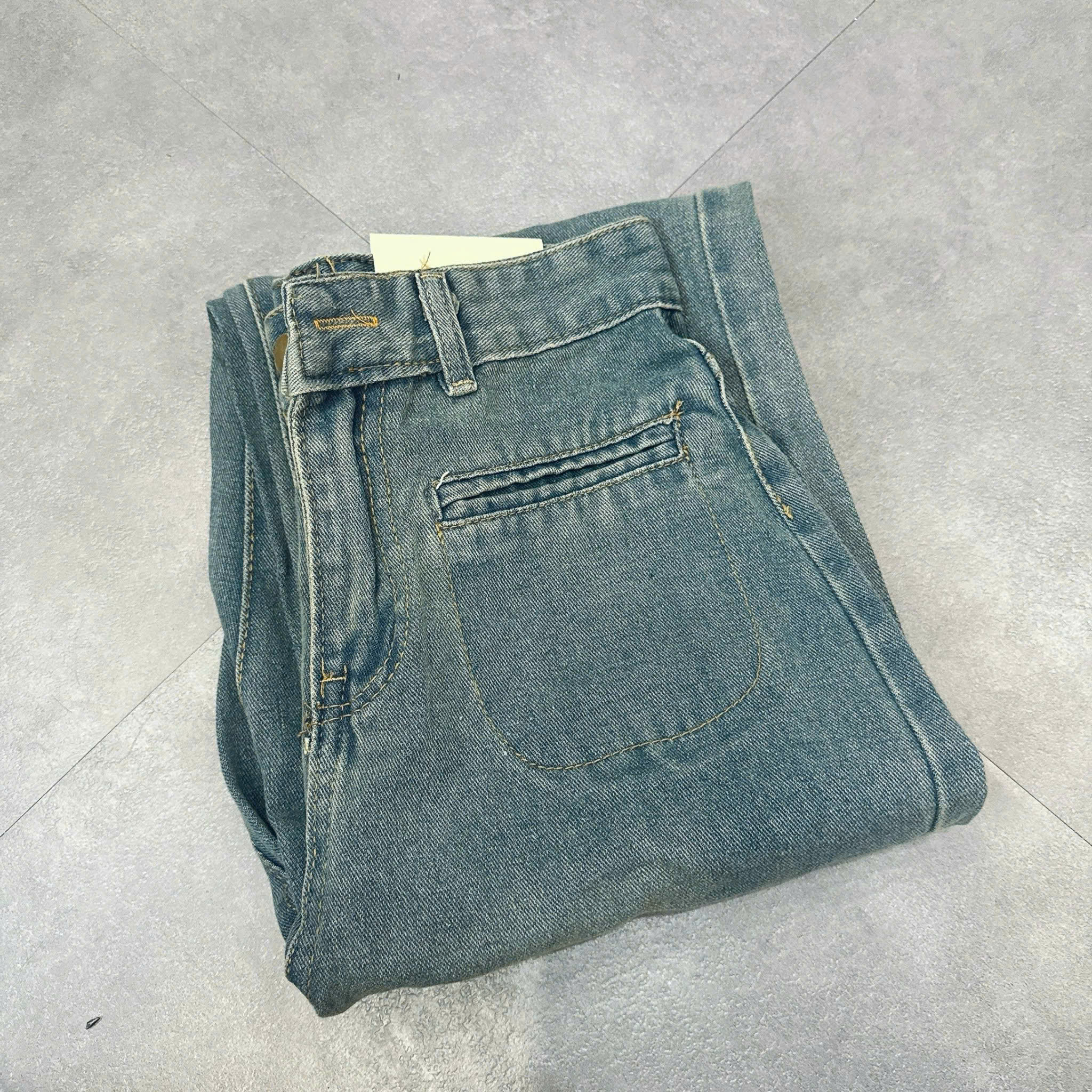 Xả S 40-47kg: Quần jean xanh 2 túi cói QJ31