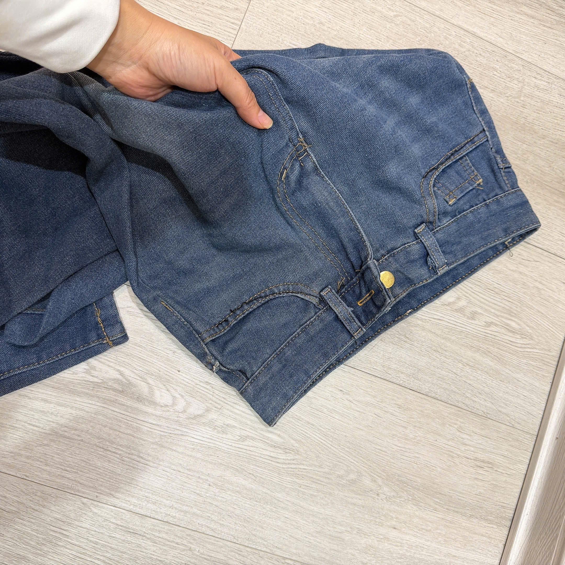 Xả S 40-47kg Quần jean xanh QJ50