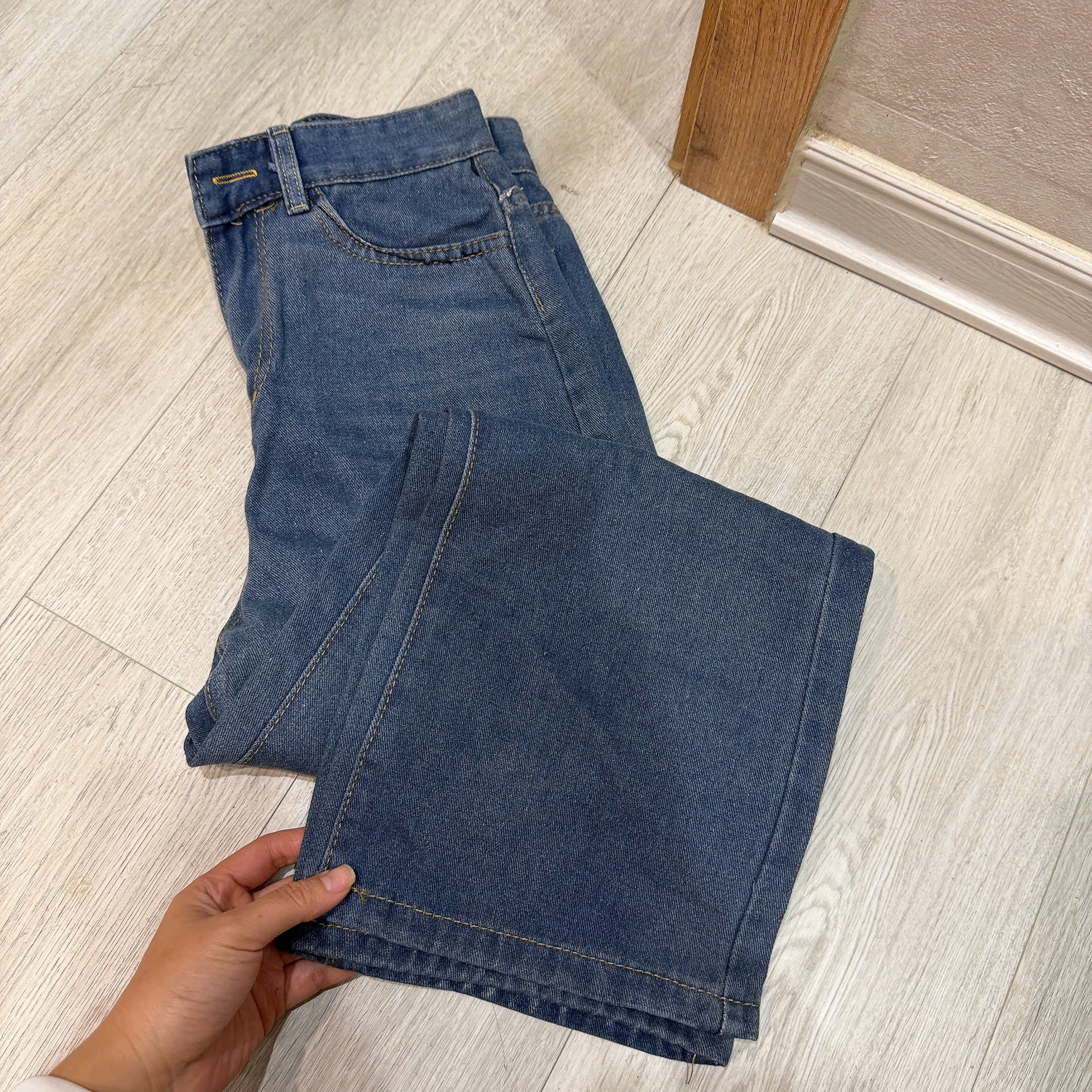 Xả S 40-47kg Quần jean xanh QJ50