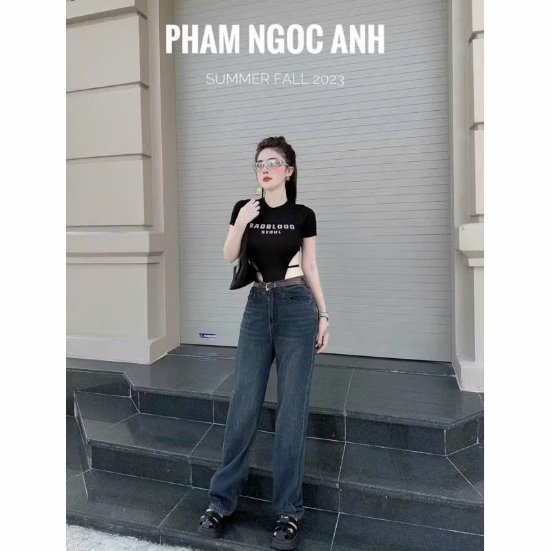 Xả S 40-47kg Quần jean xanh QJ50