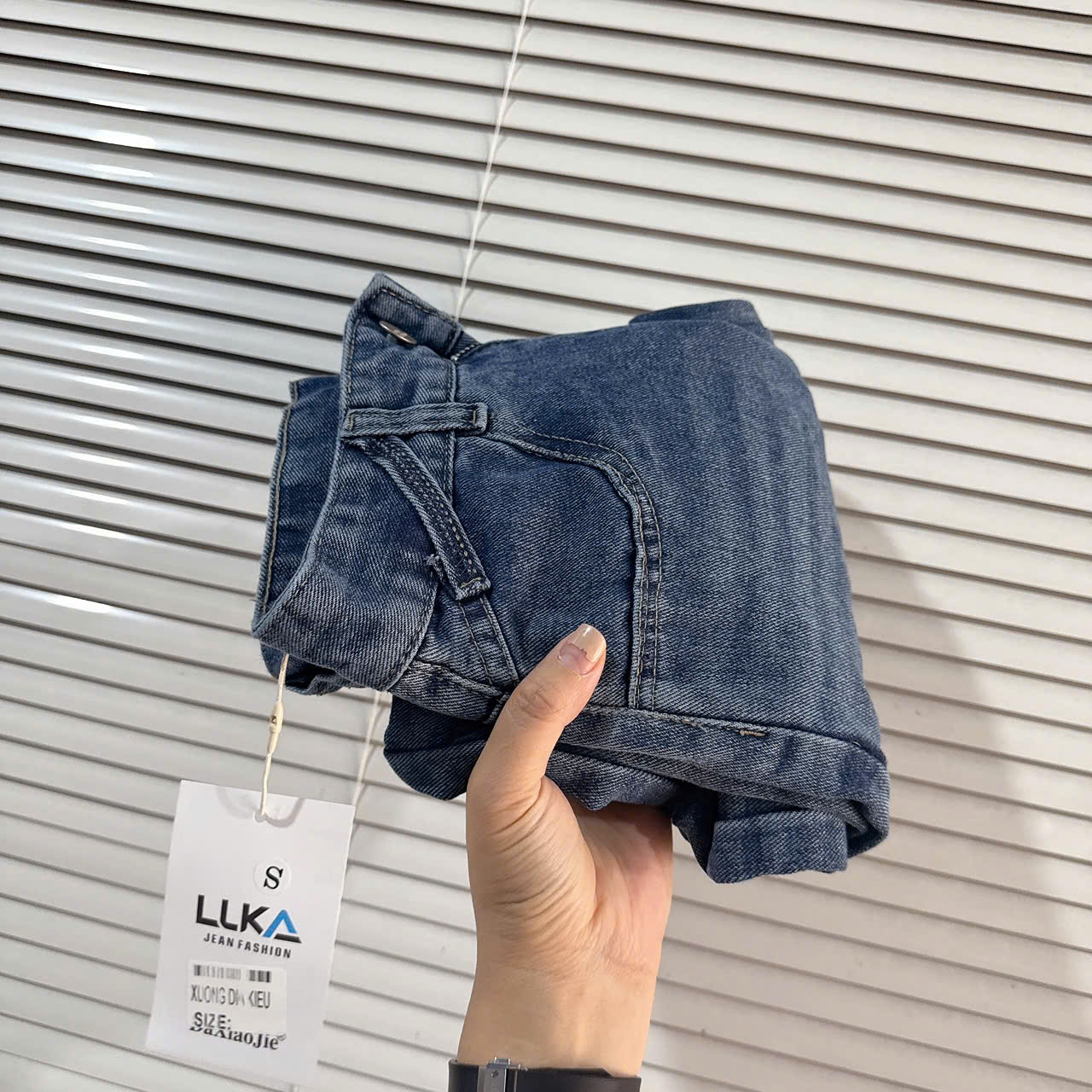 Xả S 40-48kg Quần jean xanh nữ #99k