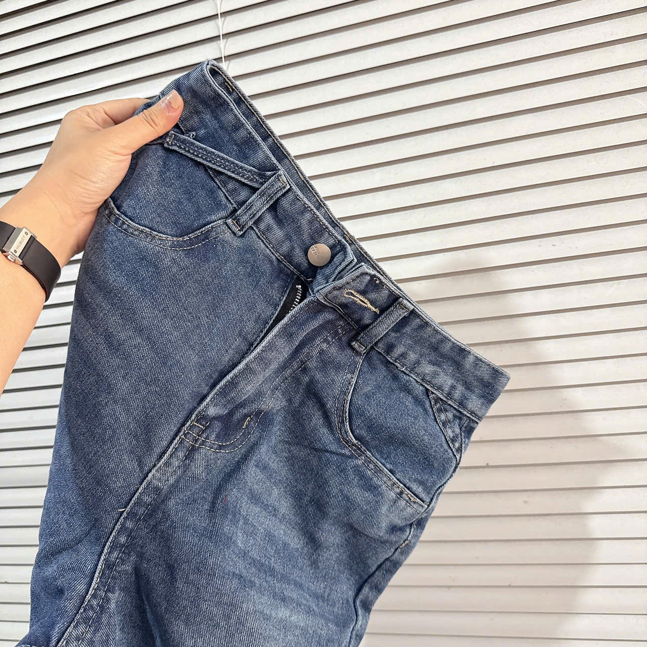 Xả S 40-48kg Quần jean xanh nữ #99k