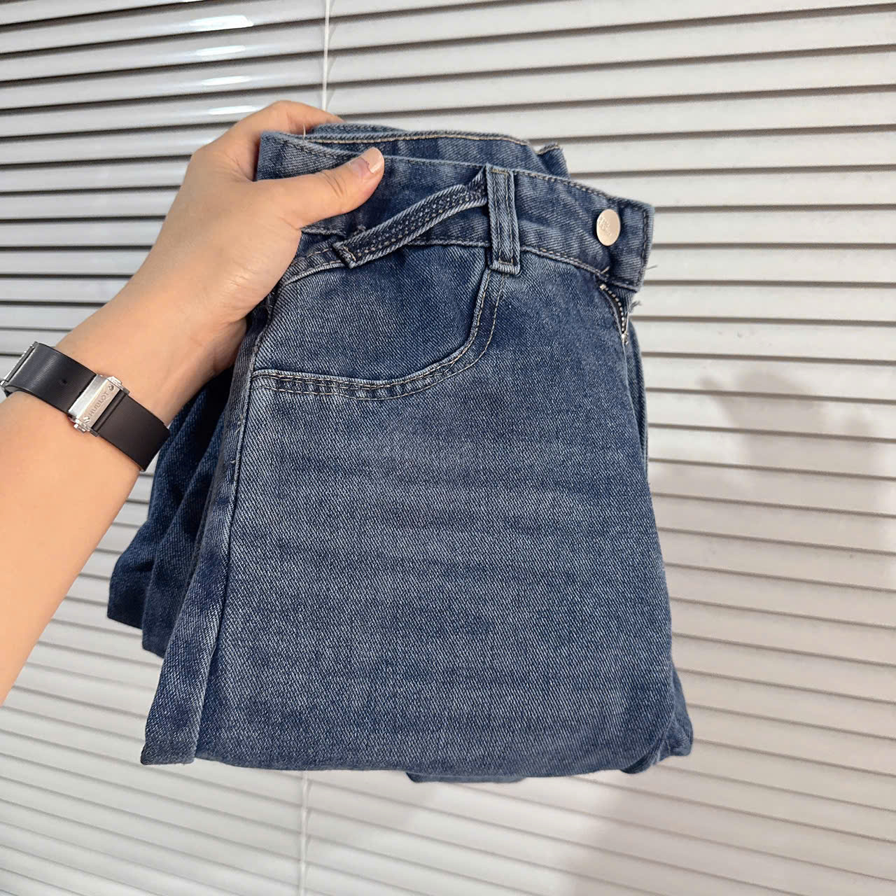 Xả S 40-48kg Quần jean xanh nữ #99k