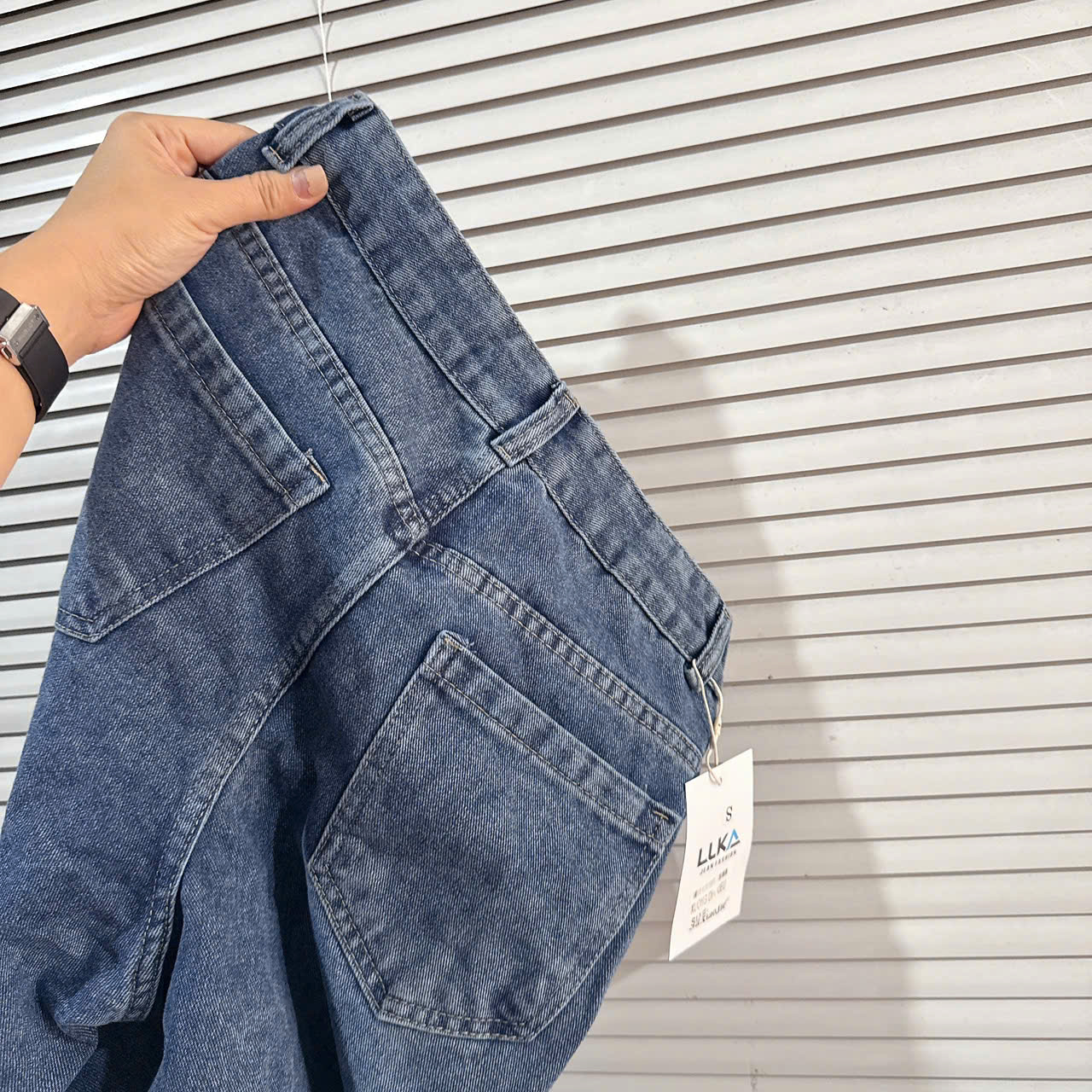 Xả S 40-48kg Quần jean xanh nữ #99k