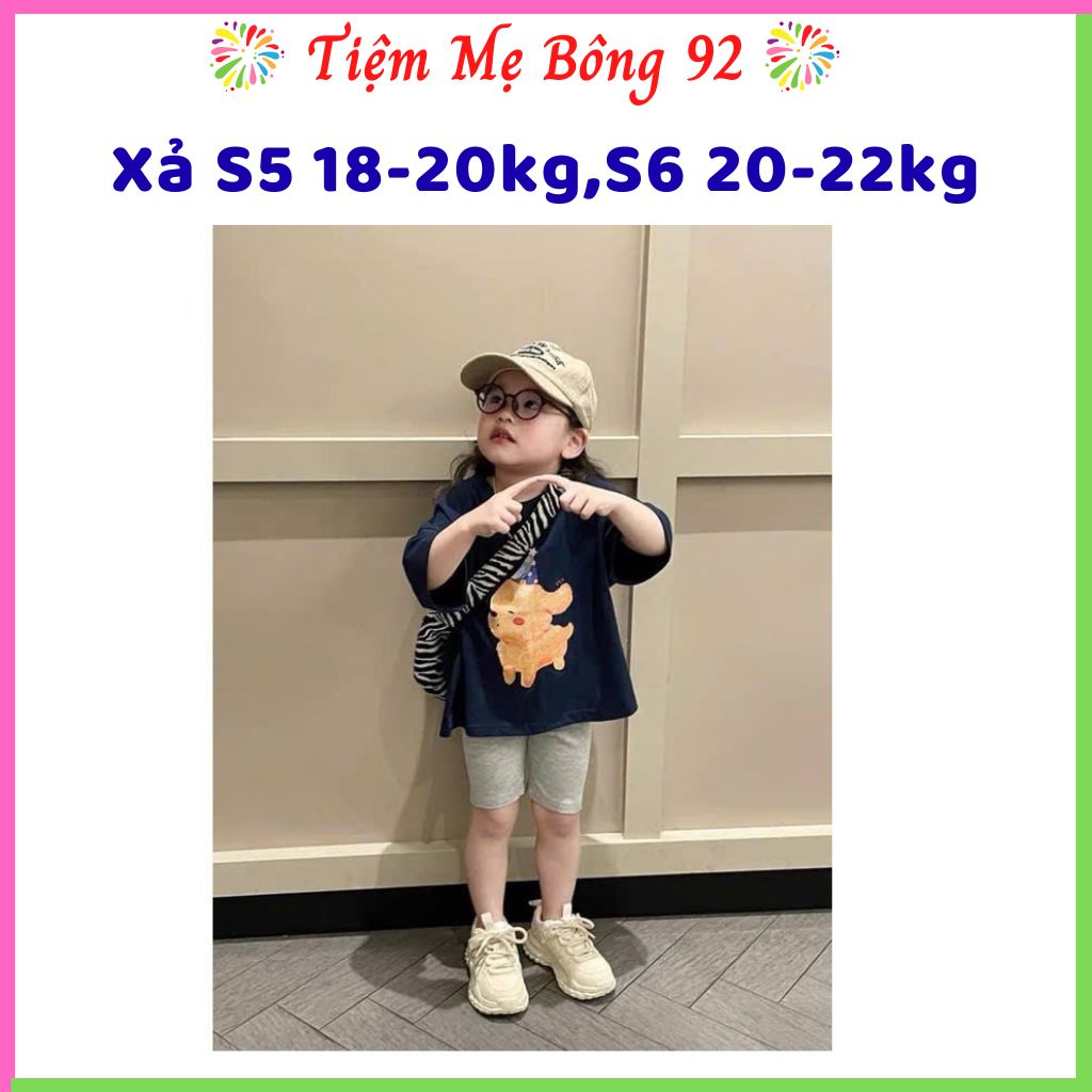 Xả S5 18-20kg,S6 20-22kg : Sét áo cotton quần legging