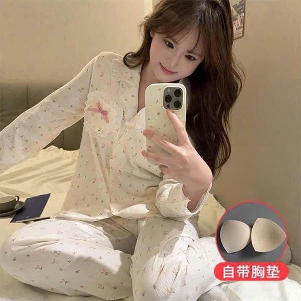 Xả bộ ngủ Pizama QC #129k TN1