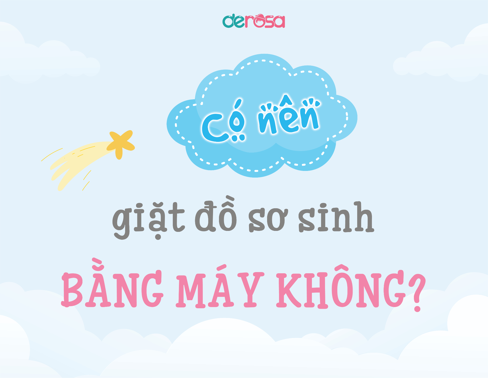 CÓ NÊN GIẶT ĐỒ SƠ SINH BẰNG MÁY KHÔNG?